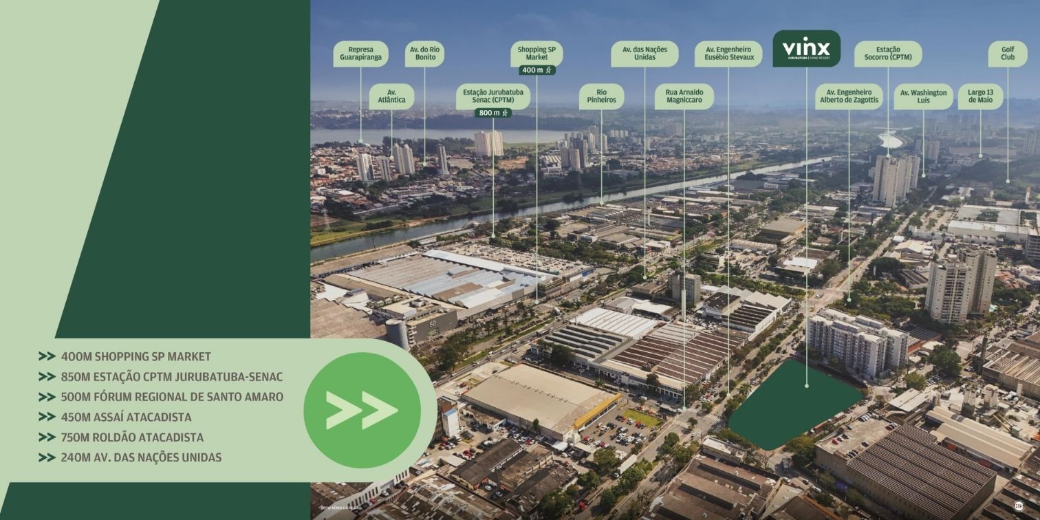 Mapa Da Região Localização Elevato Brooklin