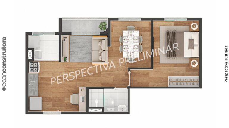 Planta do Abytá Santo Amaro, opção 4