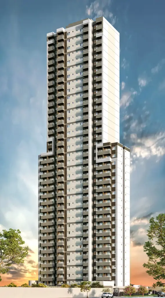 Fachada do Brooklin Sky Home Tower