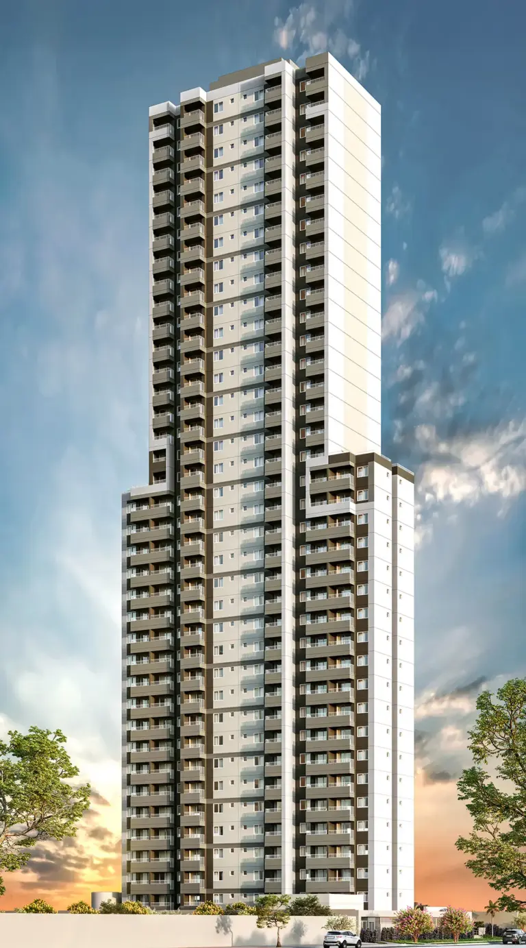 Fachada do Brooklin Sky Home Tower