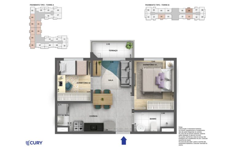 Planta do LIKE Campo Limpo, opção 2