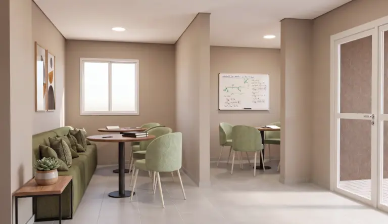 Perspectiva do coworking do Tech Zona Sul