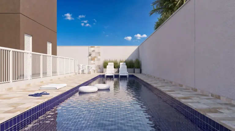 Imóveis A Venda &Raquo; Terrara Imóveis Perspectiva Da Piscina Adulto Com Deck Molhado Do Tech Zona Sul