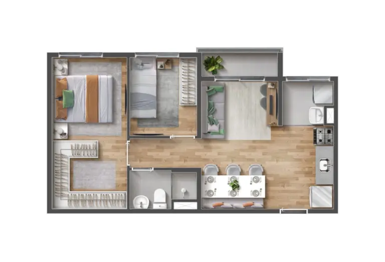 Planta do Vibra Nações Unidas, opção 2