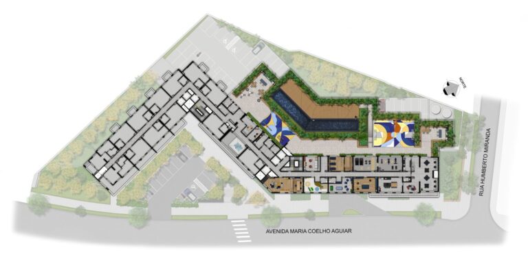 Planta do Vinx Estação Giovanni Gronchi, opção 1