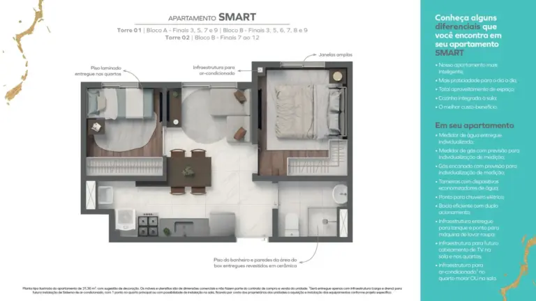 Planta do Vivaz Selection Santo Amaro, opção 4