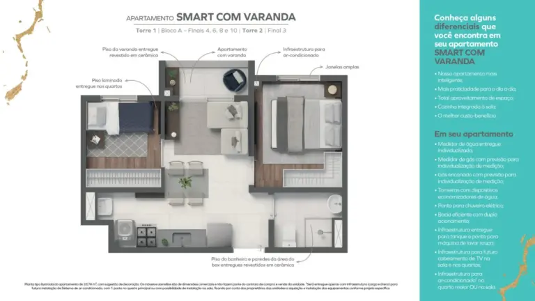 Planta do Vivaz Selection Santo Amaro, opção 5