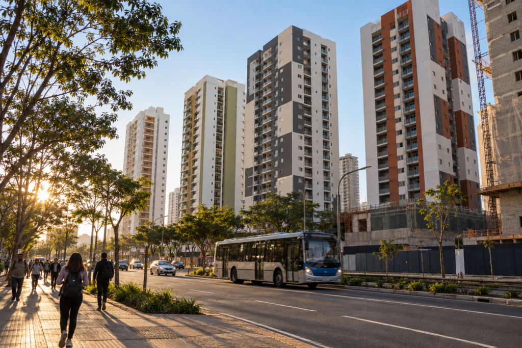 Prédios De Diferentes Construtoras Do Minha Casa Minha Vida Na Zona Sul De São Paulo